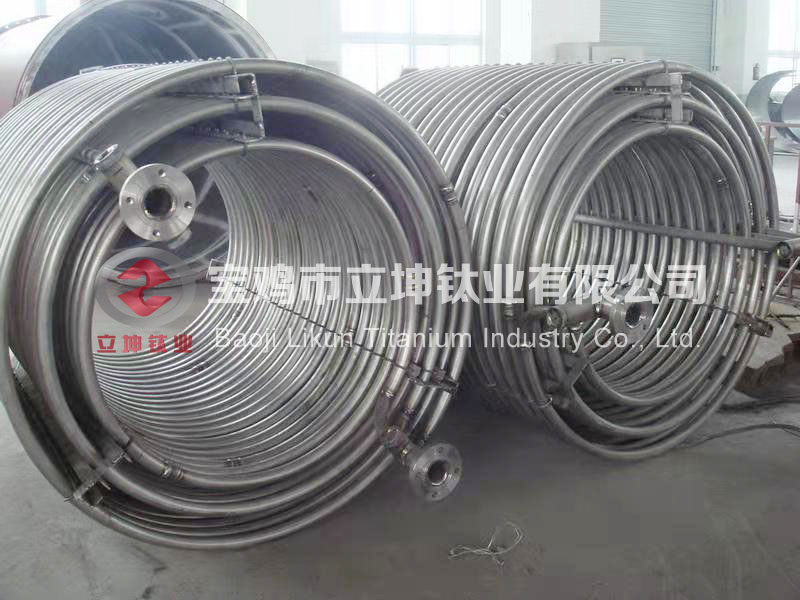 TA1鈦盤管 TA2雙層鈦盤管 蛇形鈦盤管 鈦方形盤管