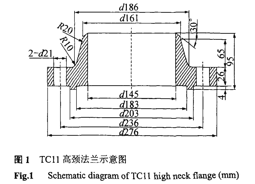 TCll高頸法蘭示意圖